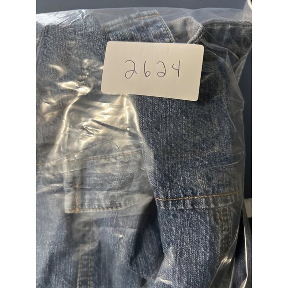 Womens‎ Denim Jacket 1X Button-FrontCJ Banks Cotton 3/4 Sleeves Lightw - Picture 9 of 9